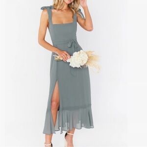 Show me your MUMU Claire Midi Dress Size XXS